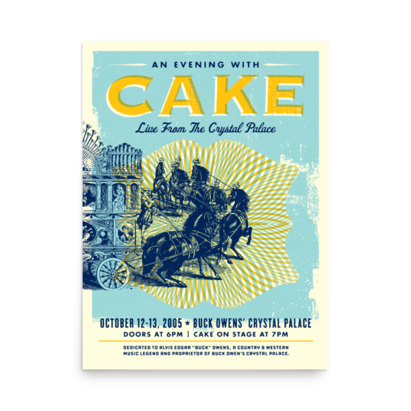 Shop Cake Poster Store Offical Cake concert poster prints