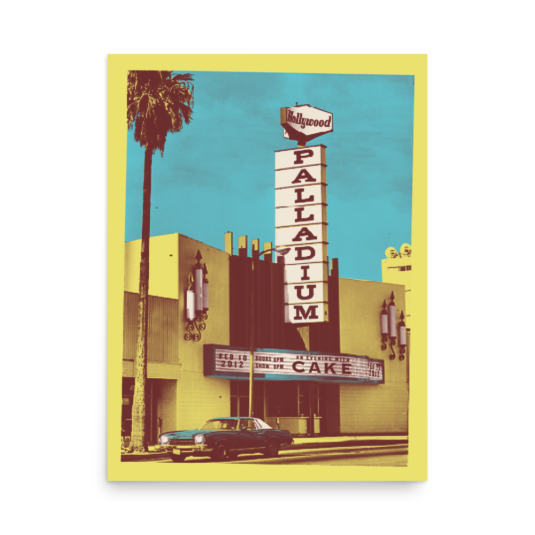 Shop Cake Poster Store Offical Cake concert poster prints